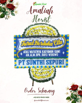 Papan Bunga Duka di Tayando Yamru